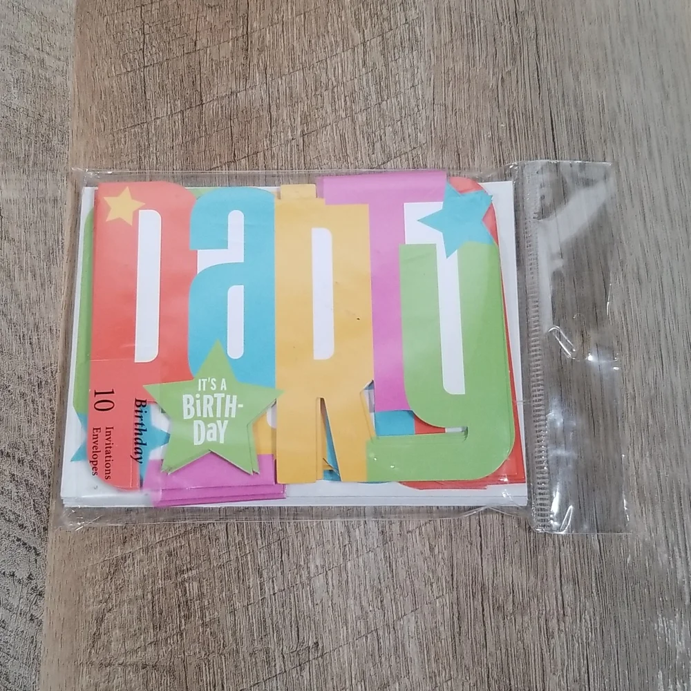 Hallmark Party Invitations BRAND NEW 10 Invitations